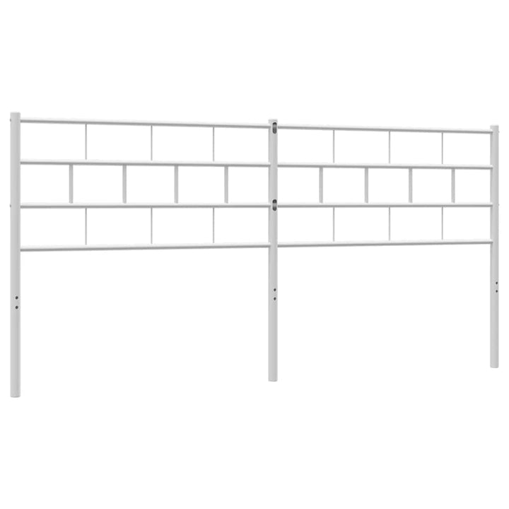 udskiftningsgavl 200 cm metal hvid