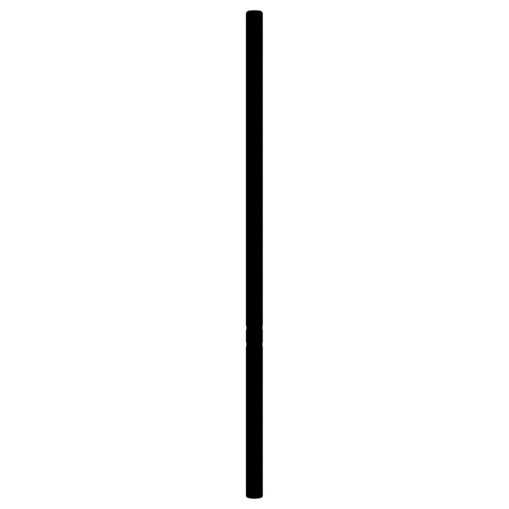 udskiftningsgavl 180 cm metal sort