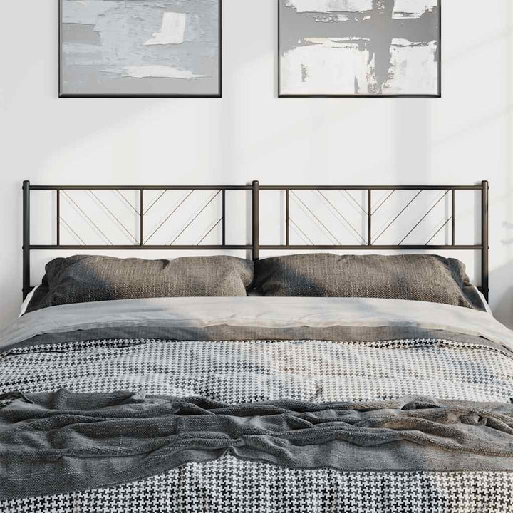 udskiftningsgavl 180 cm metal sort
