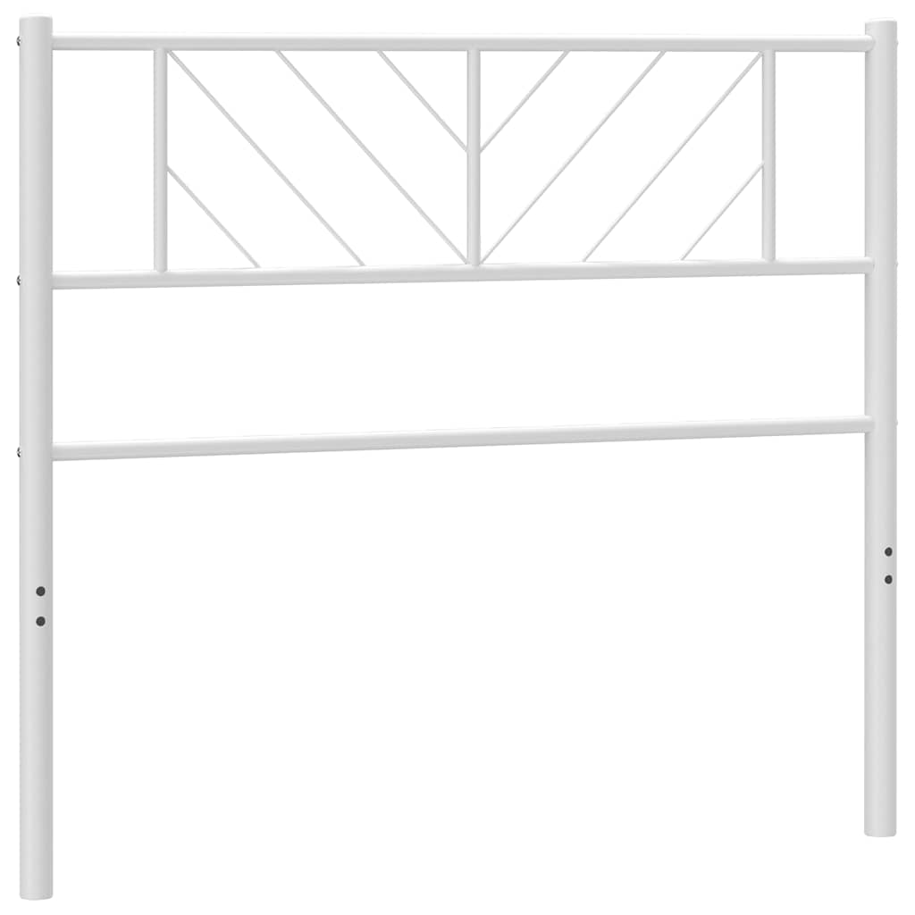 udskiftningsgavl 90 cm metal hvid