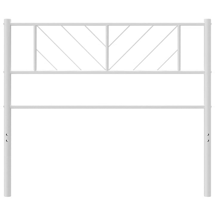 udskiftningsgavl 90 cm metal hvid