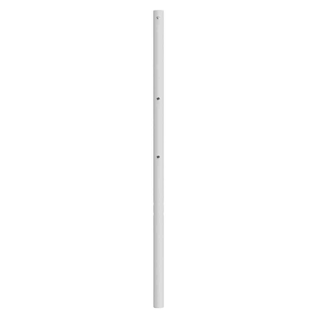 udskiftningsgavl 90 cm metal hvid