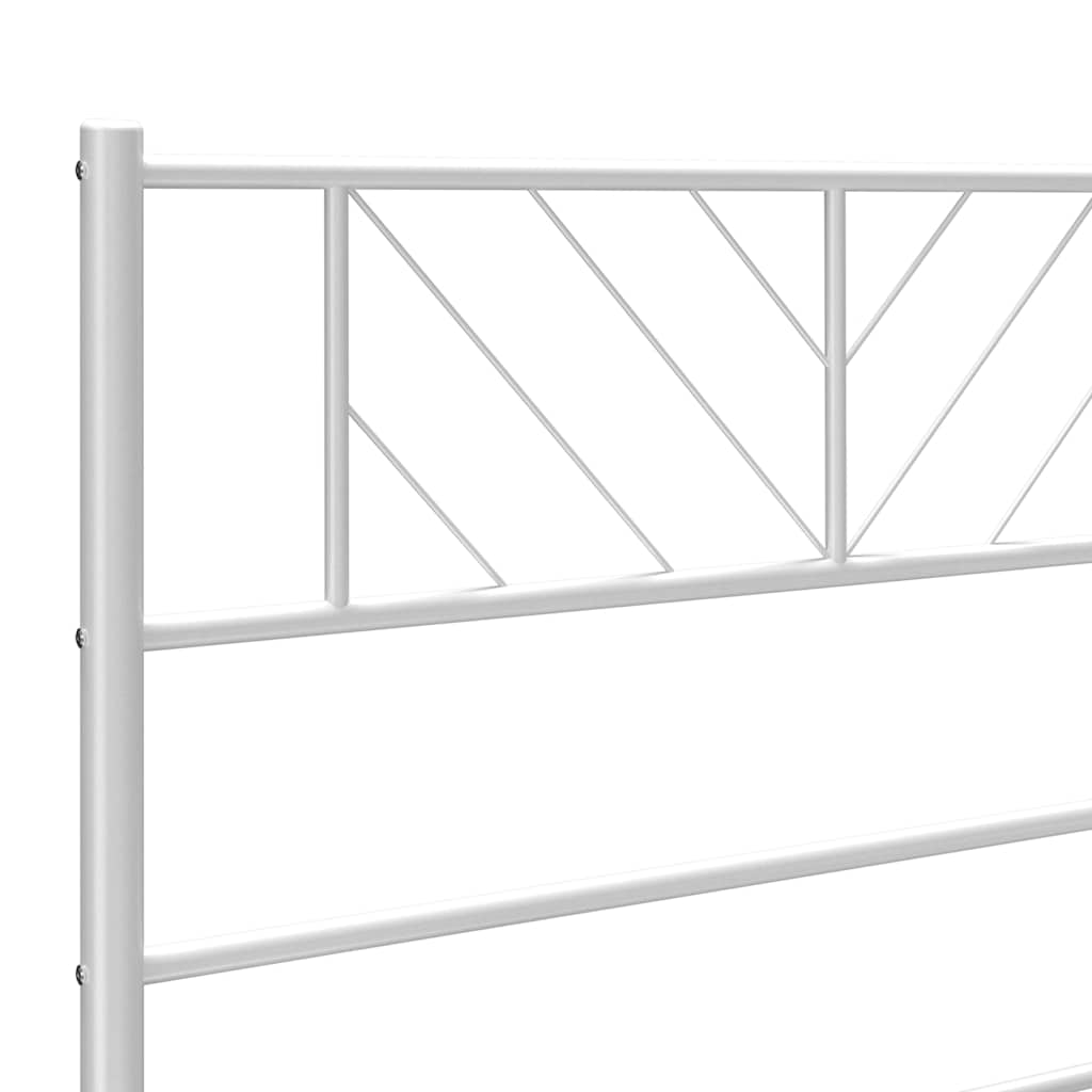 udskiftningsgavl 90 cm metal hvid
