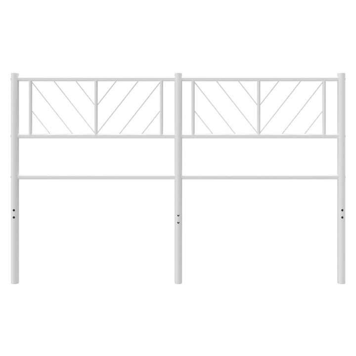 udskiftningsgavl 120 cm metal hvid