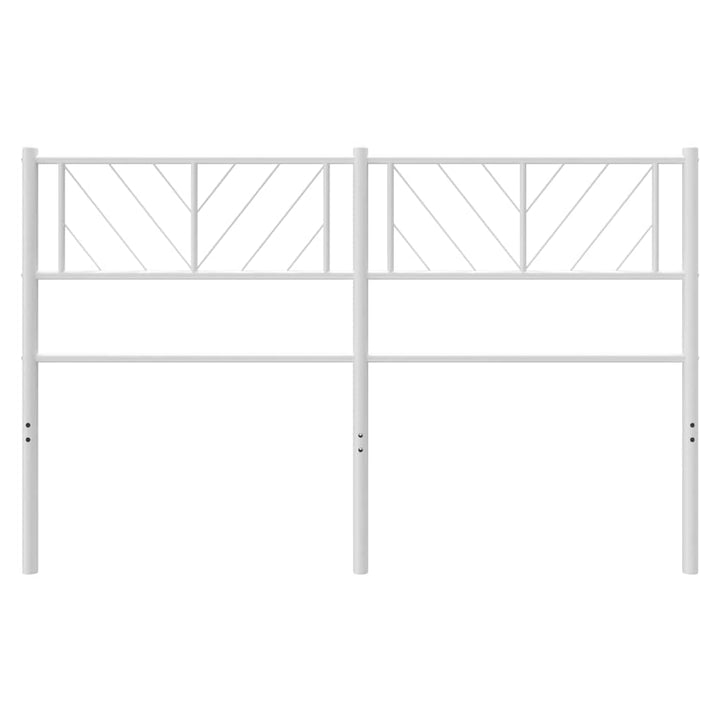 udskiftningsgavl 150 cm metal hvid