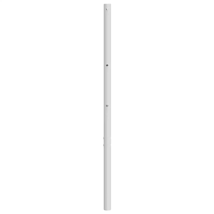 udskiftningsgavl 150 cm metal hvid