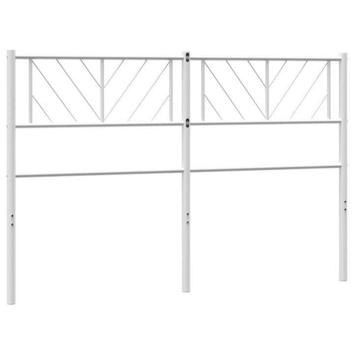 udskiftningsgavl 150 cm metal hvid