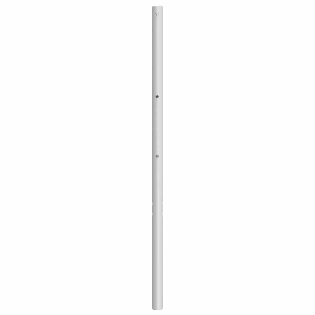 udskiftningsgavl 180 cm metal hvid