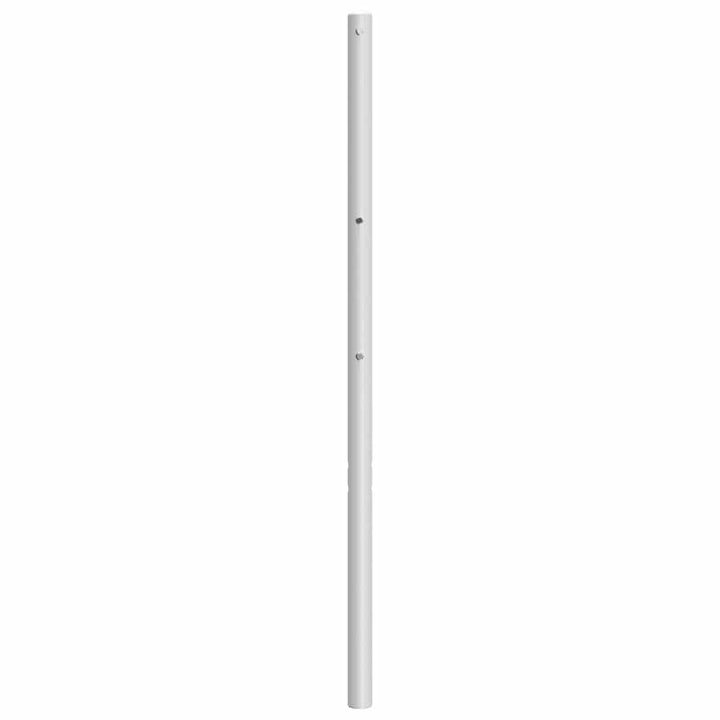 udskiftningsgavl 180 cm metal hvid