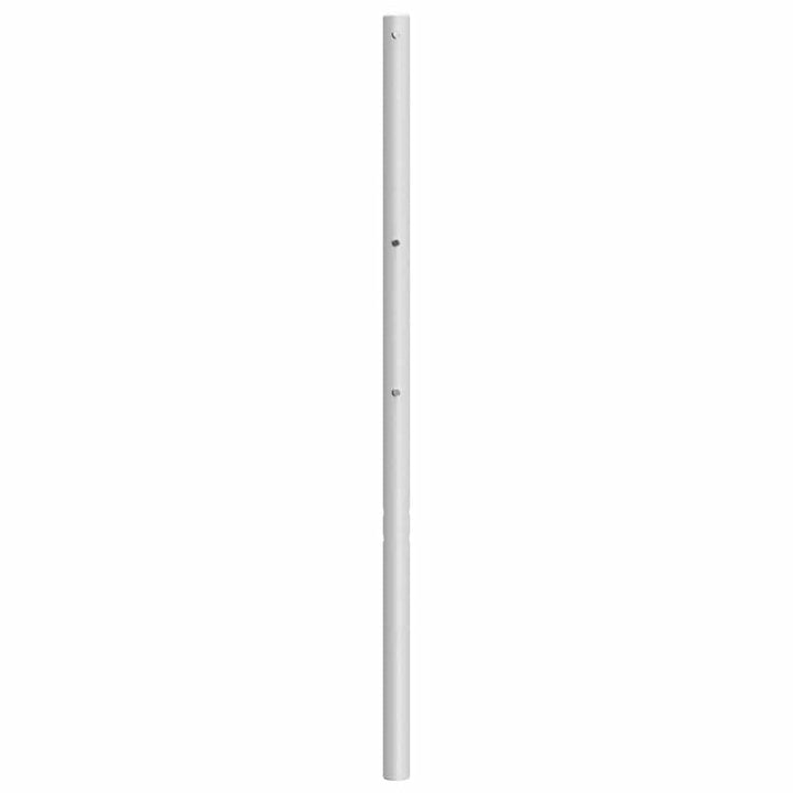 udskiftningsgavl 193 cm metal hvid