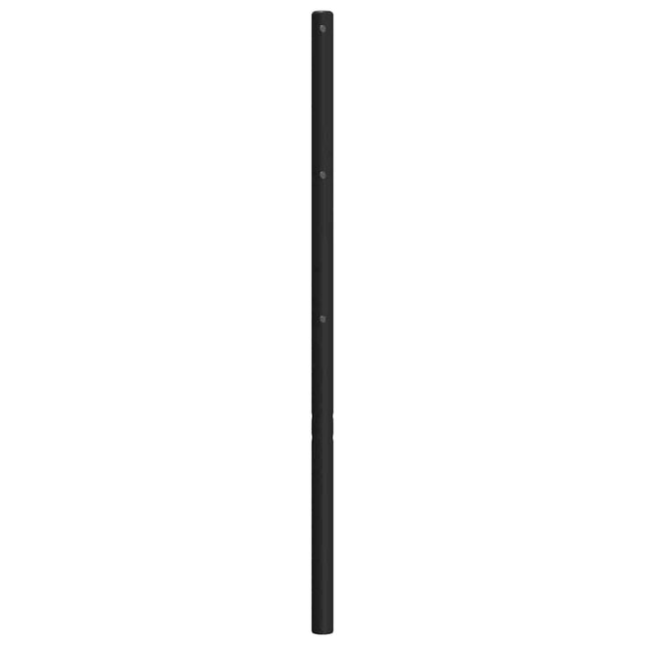 udskiftningsgavl 90 cm metal sort