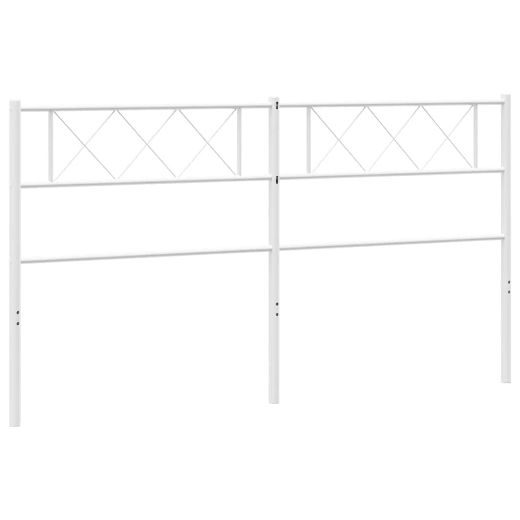 udskiftningsgavl 180 cm metal hvid