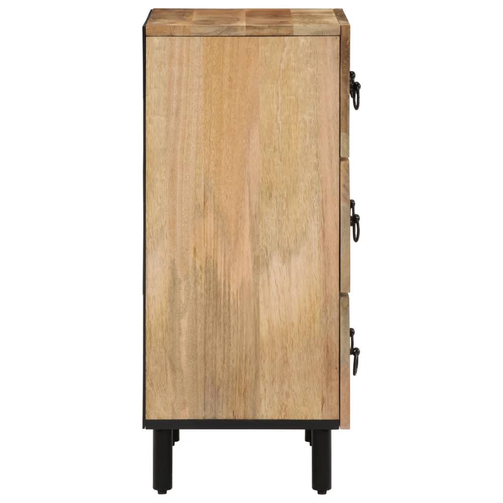 skabe 3 stk. 60x33x75 cm massivt mangotræ