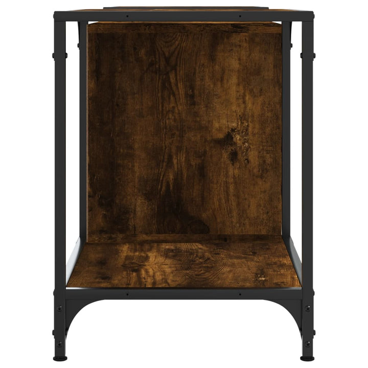 tv-bord 153x37x50 cm konstrueret træ røget egetræsfarve