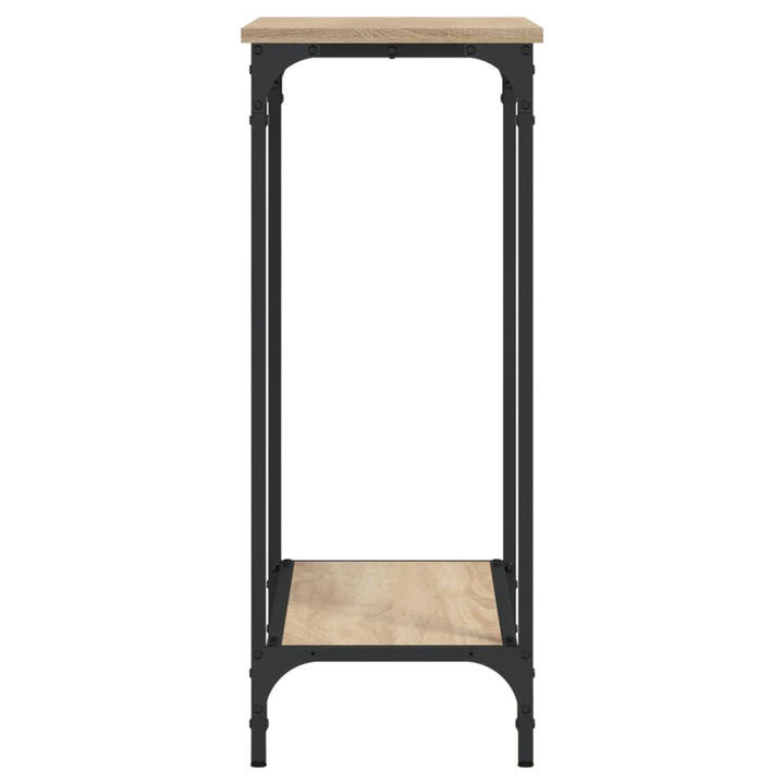 konsolbord Sonoma eg 75x30,5x75 cm konstrueret træ