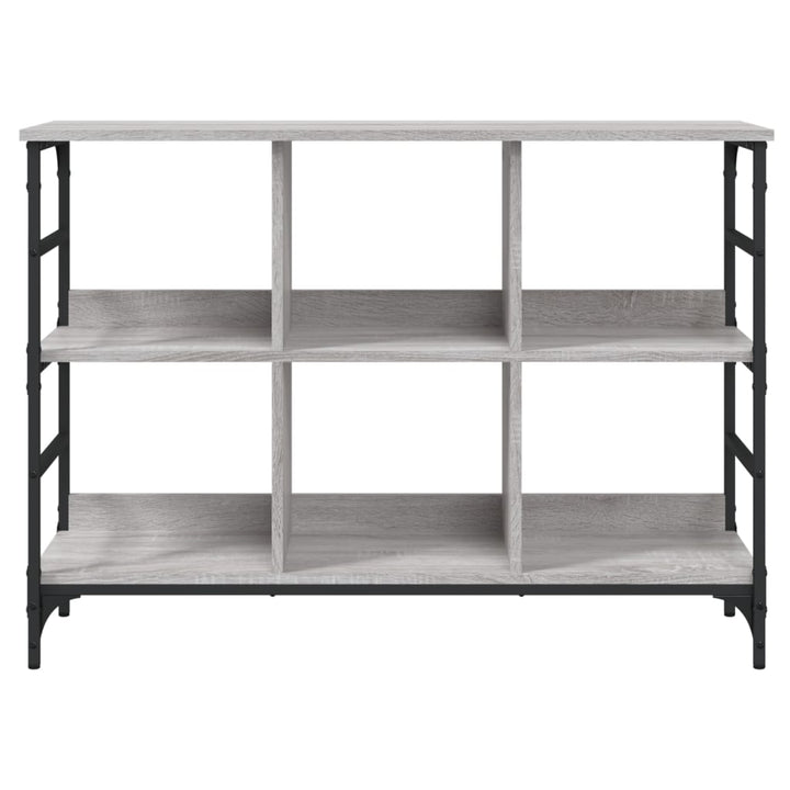 skænk 102x32x73,5 cm konstrueret træ grå sonoma-eg