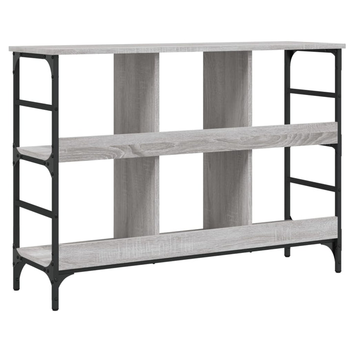 skænk 102x32x73,5 cm konstrueret træ grå sonoma-eg
