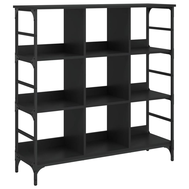skænk 102x32x103,5 cm konstrueret træ sort