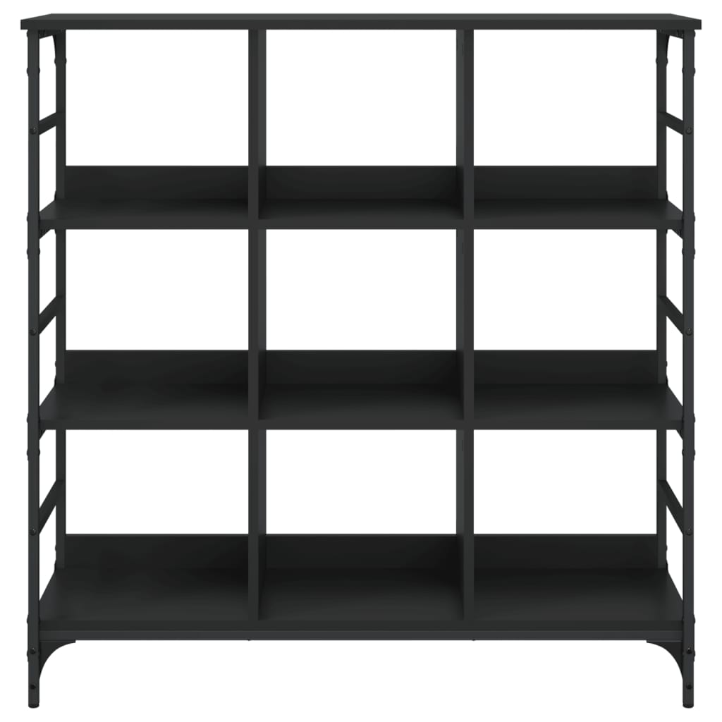 skænk 102x32x103,5 cm konstrueret træ sort
