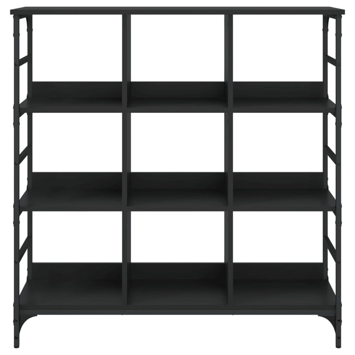 skænk 102x32x103,5 cm konstrueret træ sort