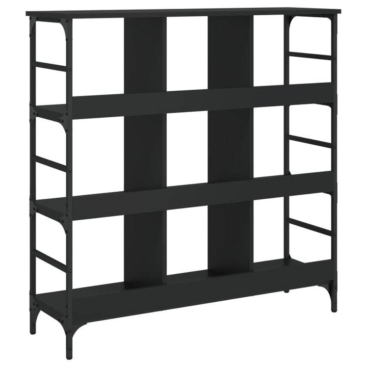 skænk 102x32x103,5 cm konstrueret træ sort