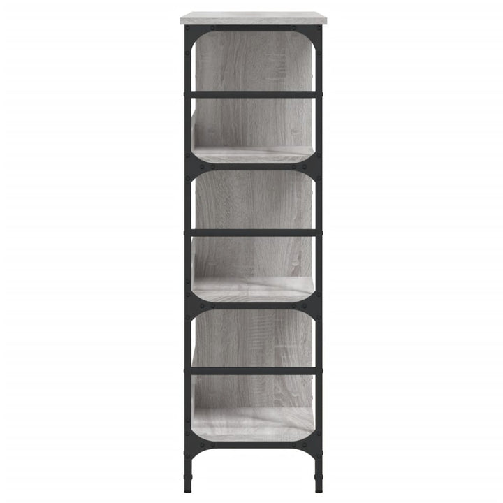 skænk 102x32x103,5 cm konstrueret træ grå sonoma-eg