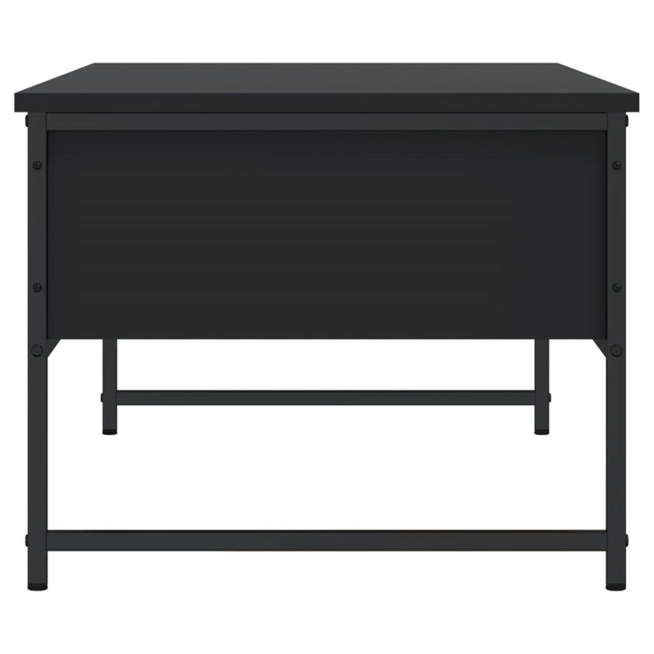 sofabord 101x49x39,5 cm konstrueret træ sort