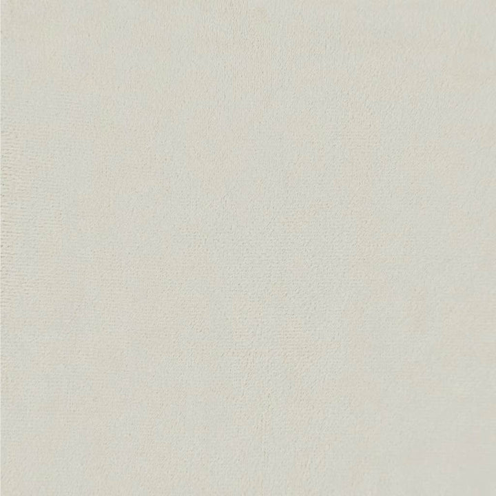bænk med ryglæn 119,5x64,5x75 cm velour cremefarvet