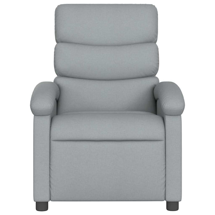 massagestol stof lysegrå