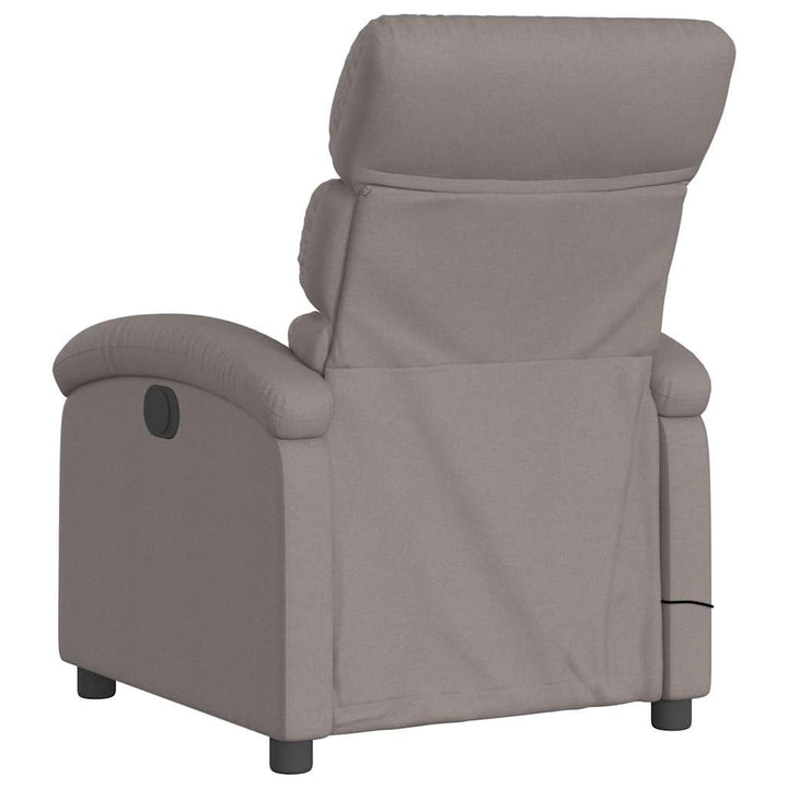 massagestol stof gråbrun