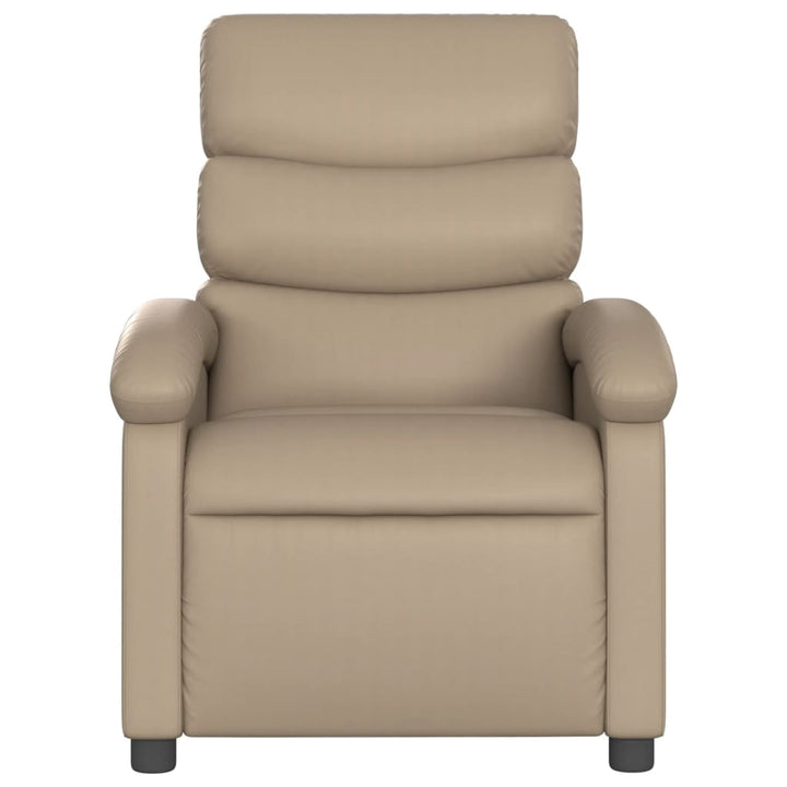 massagestol kunstlæder cappuccino