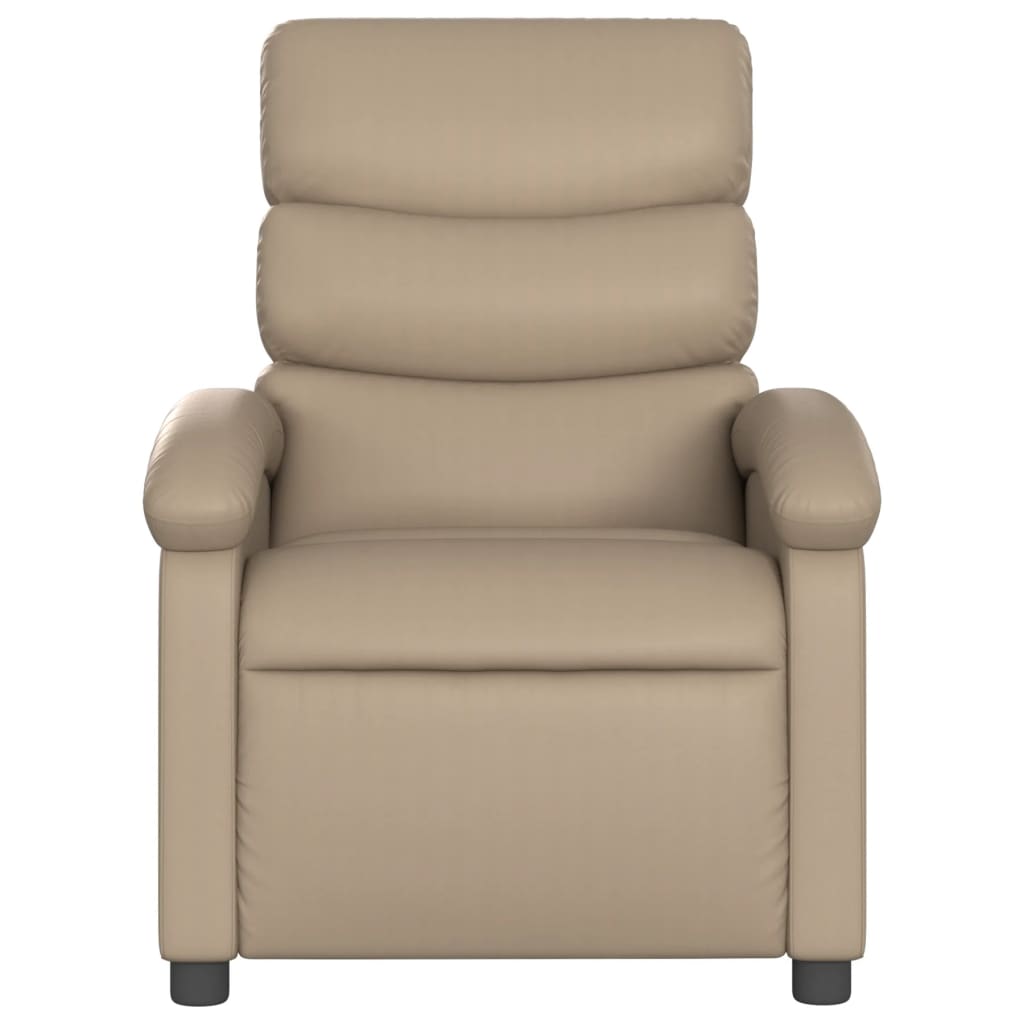 massagestol kunstlæder cappuccino