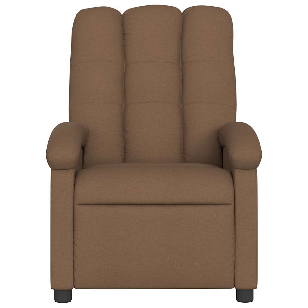 massagestol stof brun