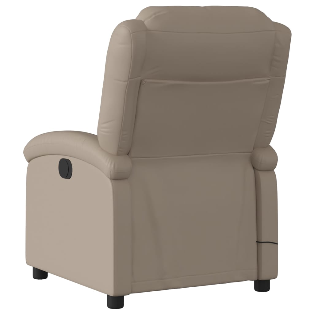 massagestol kunstlæder cappuccino
