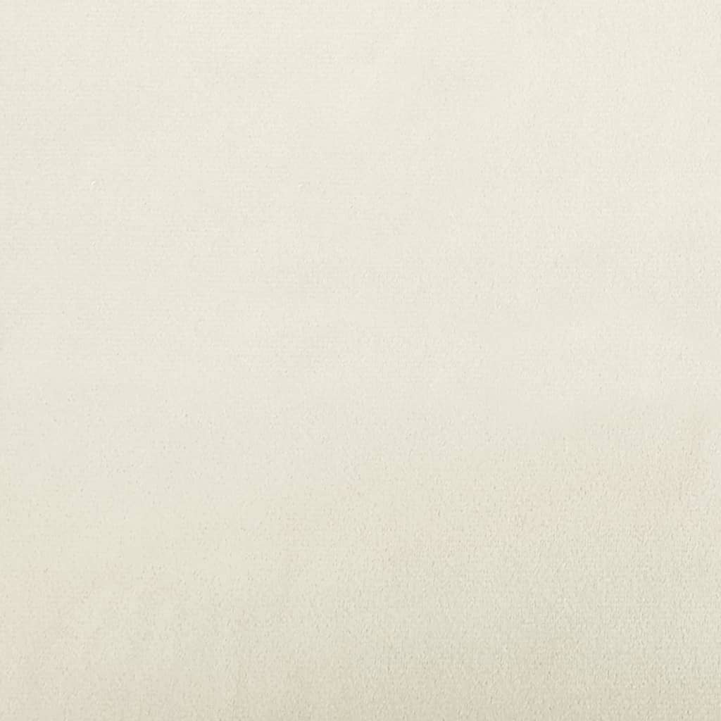 lænestol cremefarvet fløjl