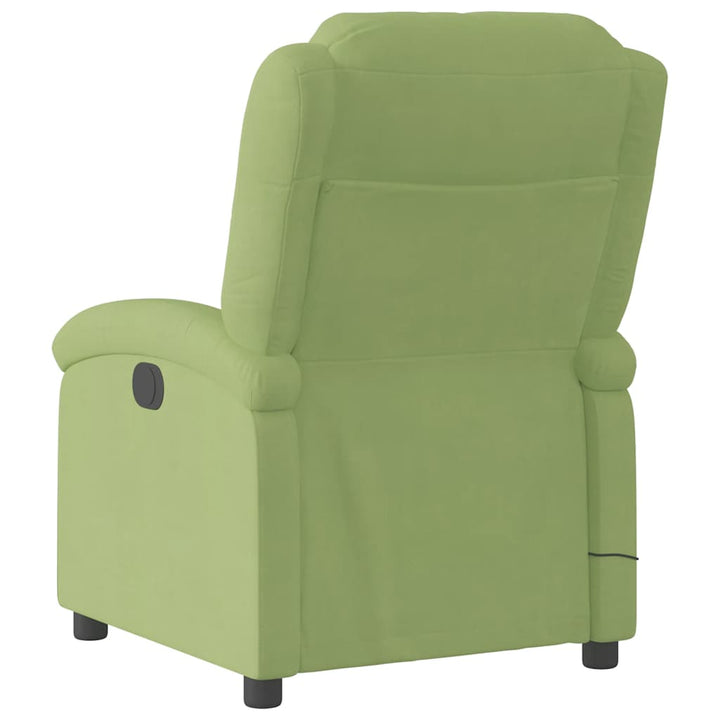 massagestol velour lysegrøn