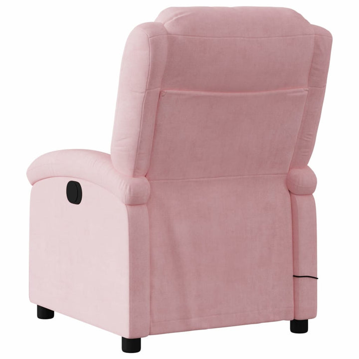 massagestol velour pink