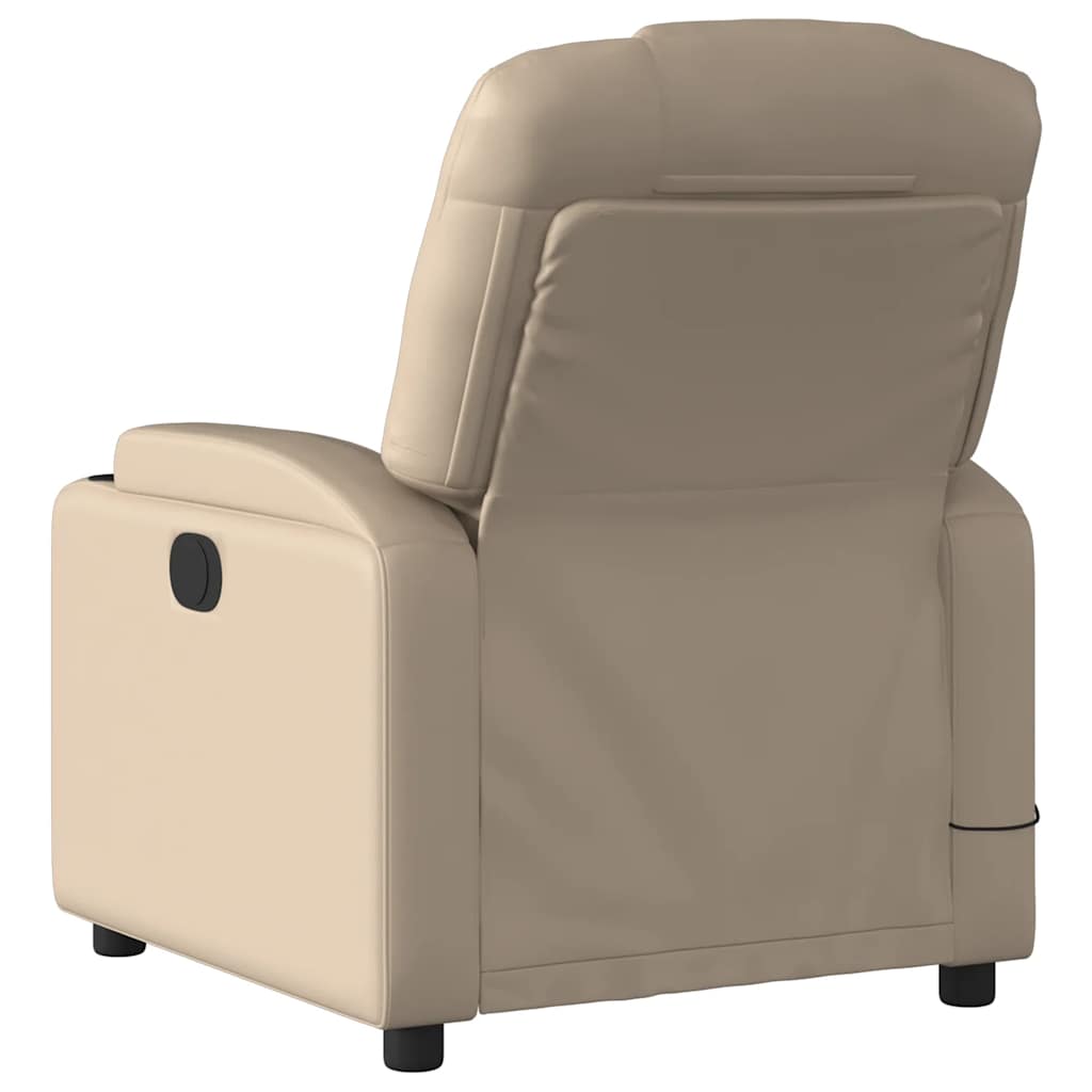 massagestol kunstlæder cappuccino