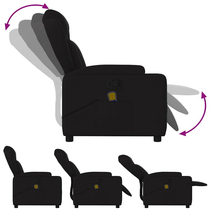 massagestol stof sort