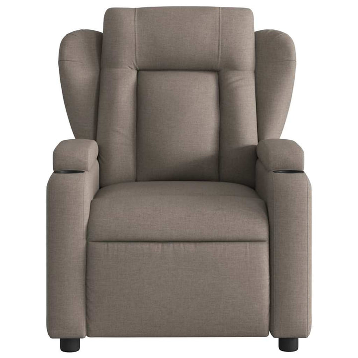 massagestol taupe stof