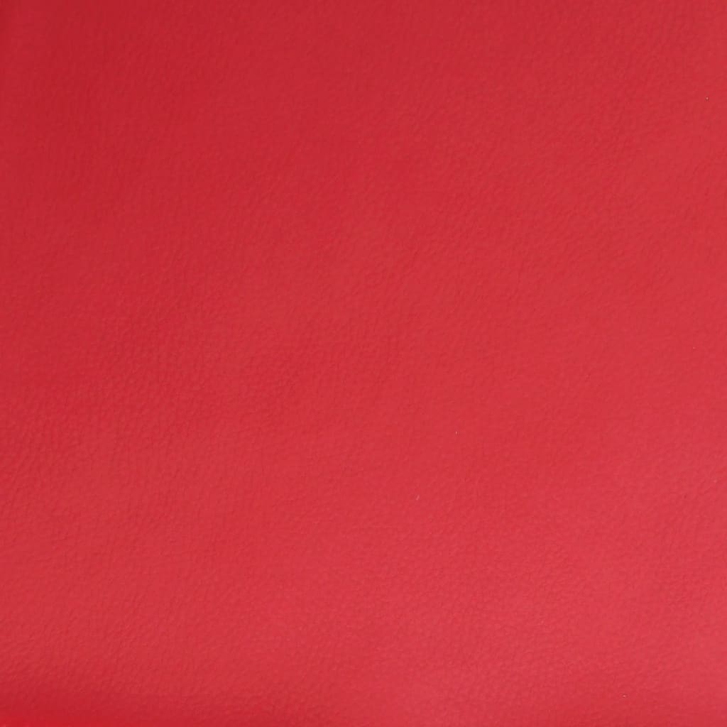 lænestol kunstlæder rød