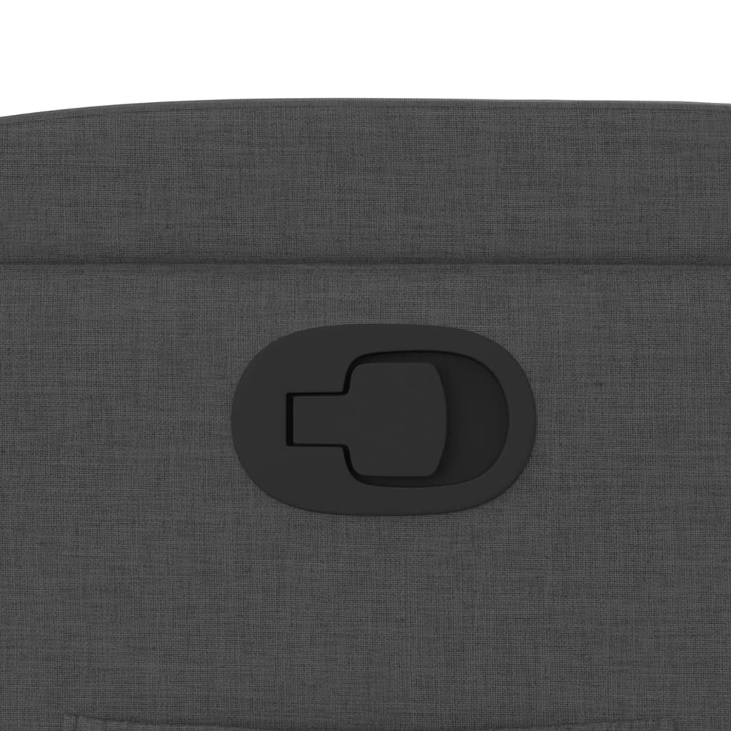 lænestol mørkegrå stof