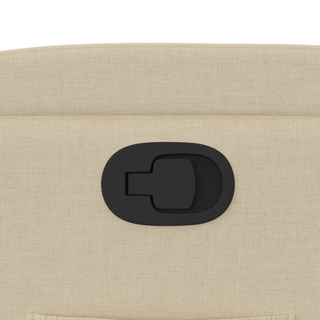 lænestol stof cremefarvet