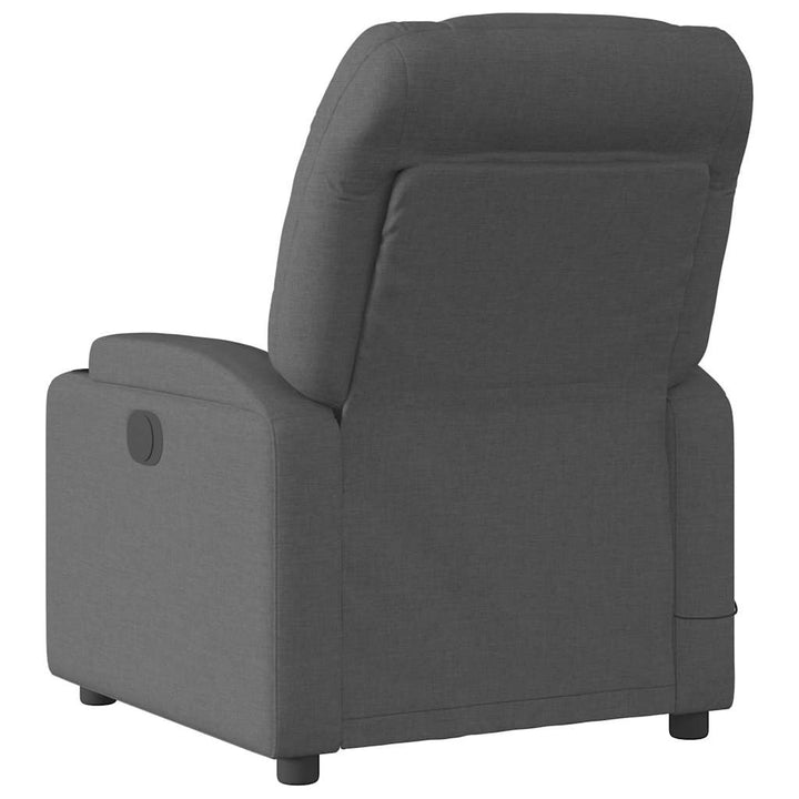 massagestol stof mørkegrå