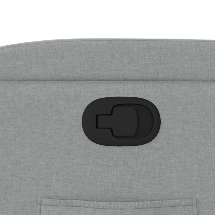 lænestol stof lysegrå