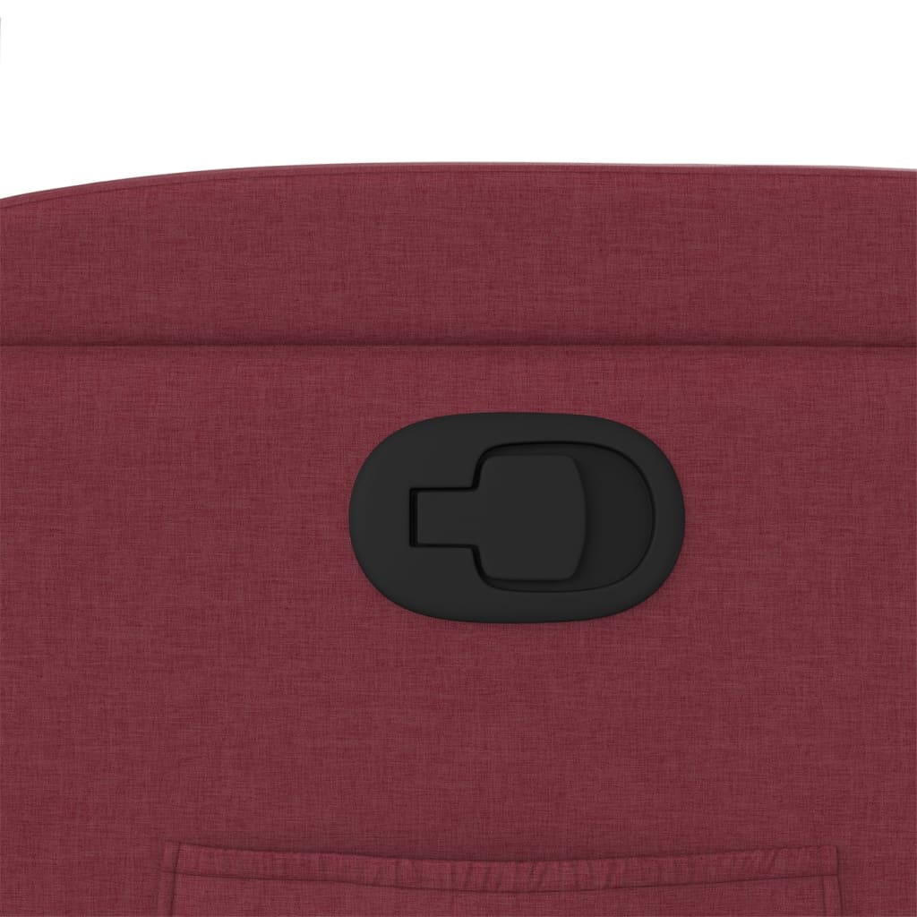 lænestol stof vinrød