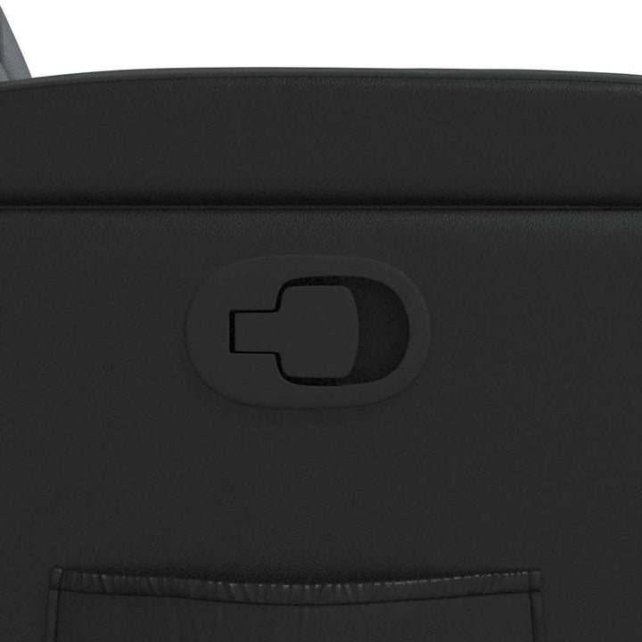 lænestol kunstlæder sort