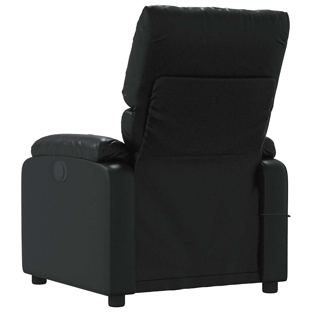 massagestol kunstlæder sort