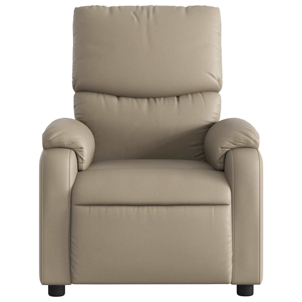 massagestol kunstlæder cappuccino