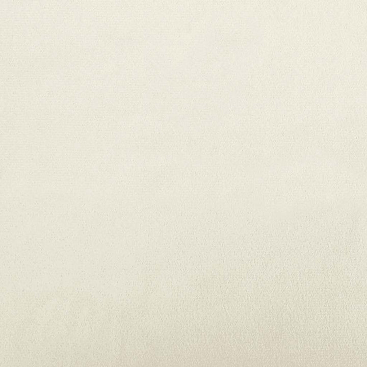 lænestol velour cremefarvet